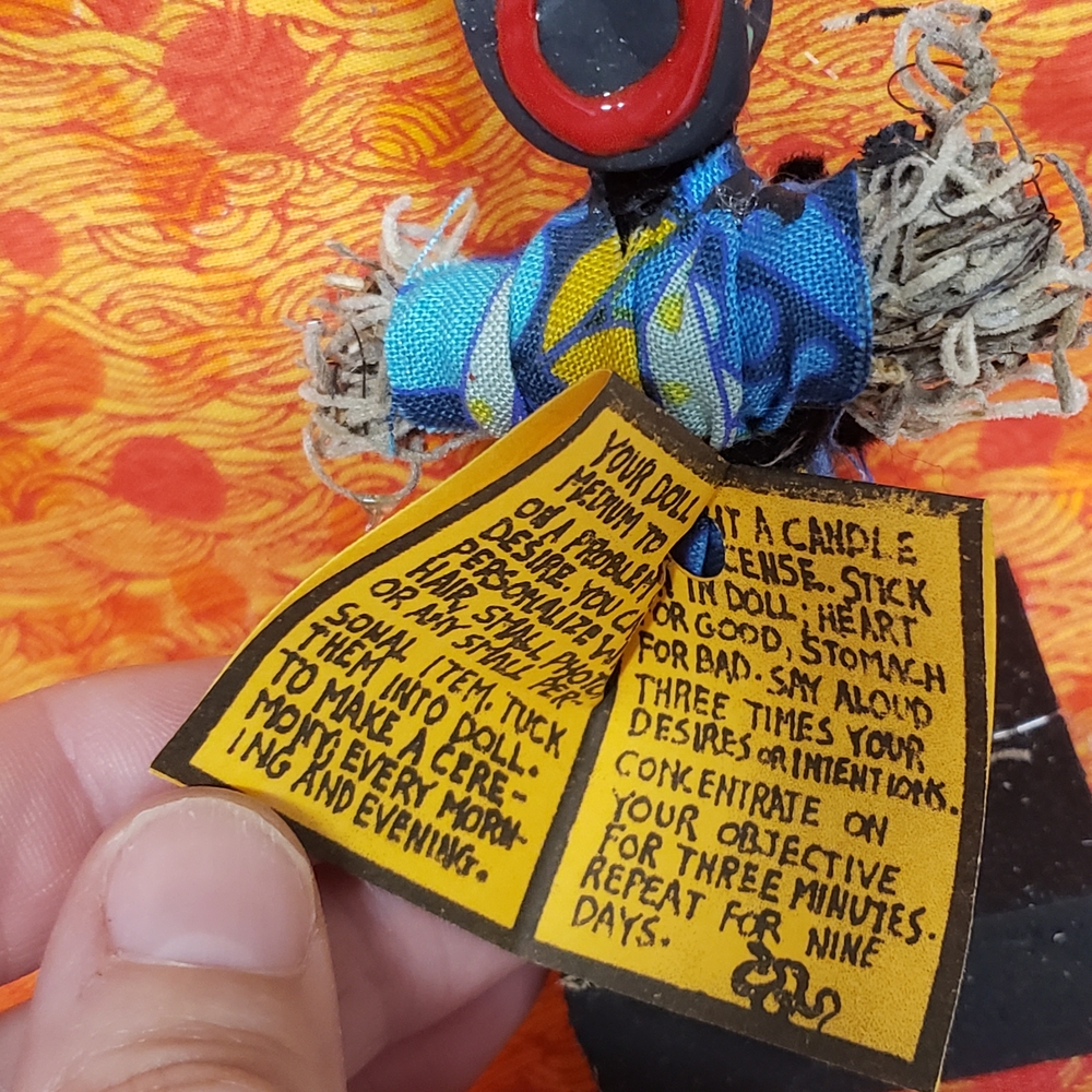Spell Bound Voodoo Doll From New Orlanes Hand Made $8